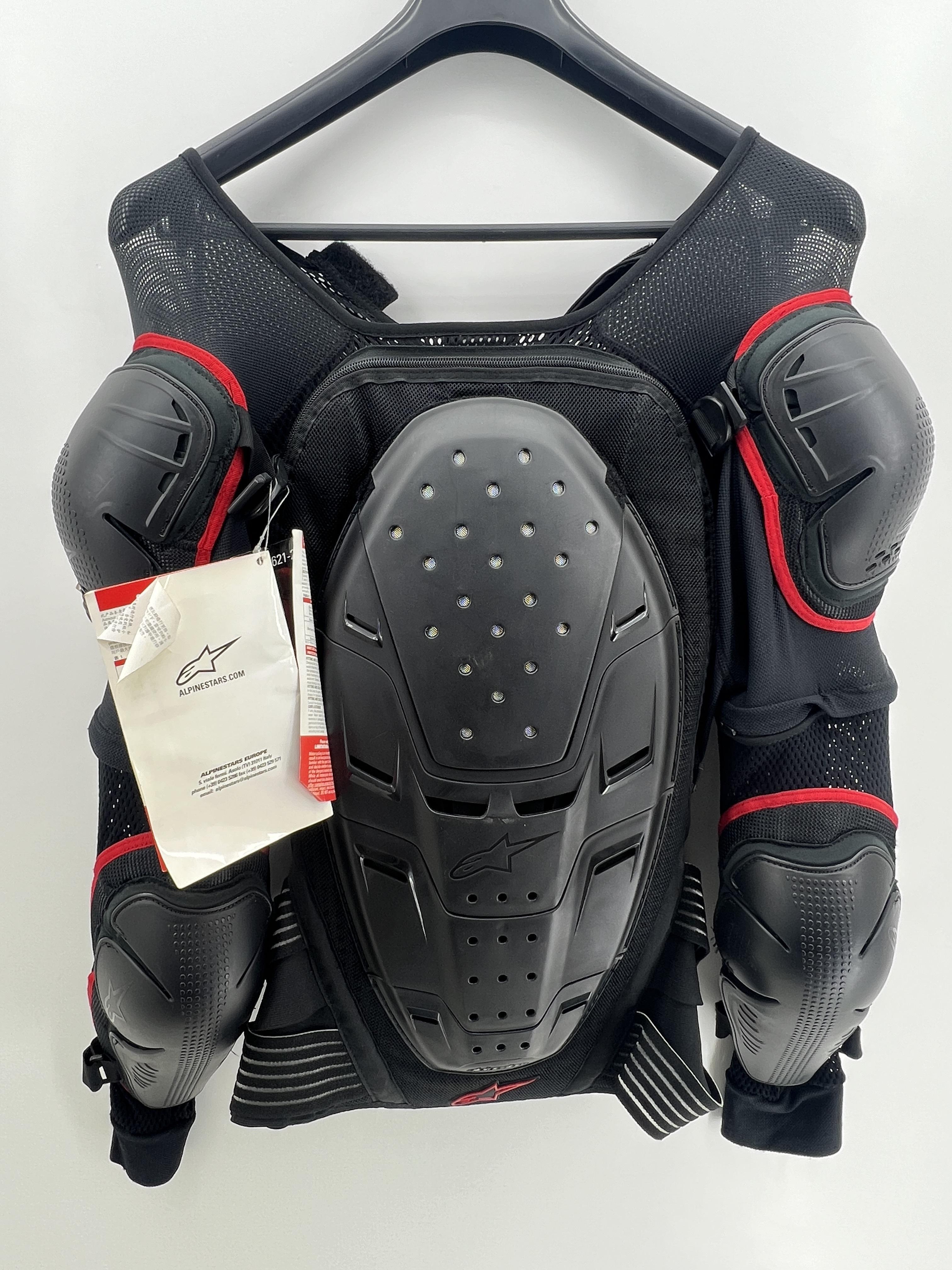 alpinestars copertura bionica per moto alpinestars  black red - foto 3