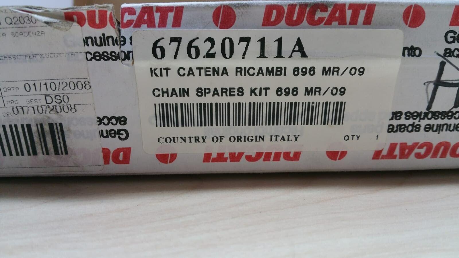 ducati kit catena originale ducati 659 696 2009 2014 67620711a - foto 3