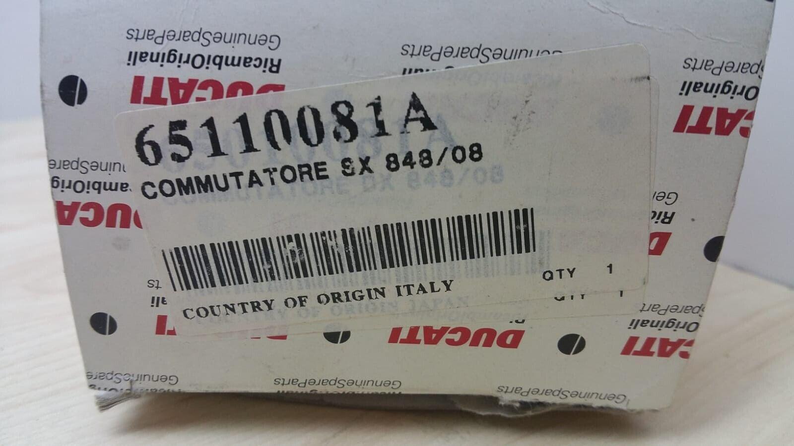 ducati commutatore luci sinistro originale ducati 848  65110081a - foto 5