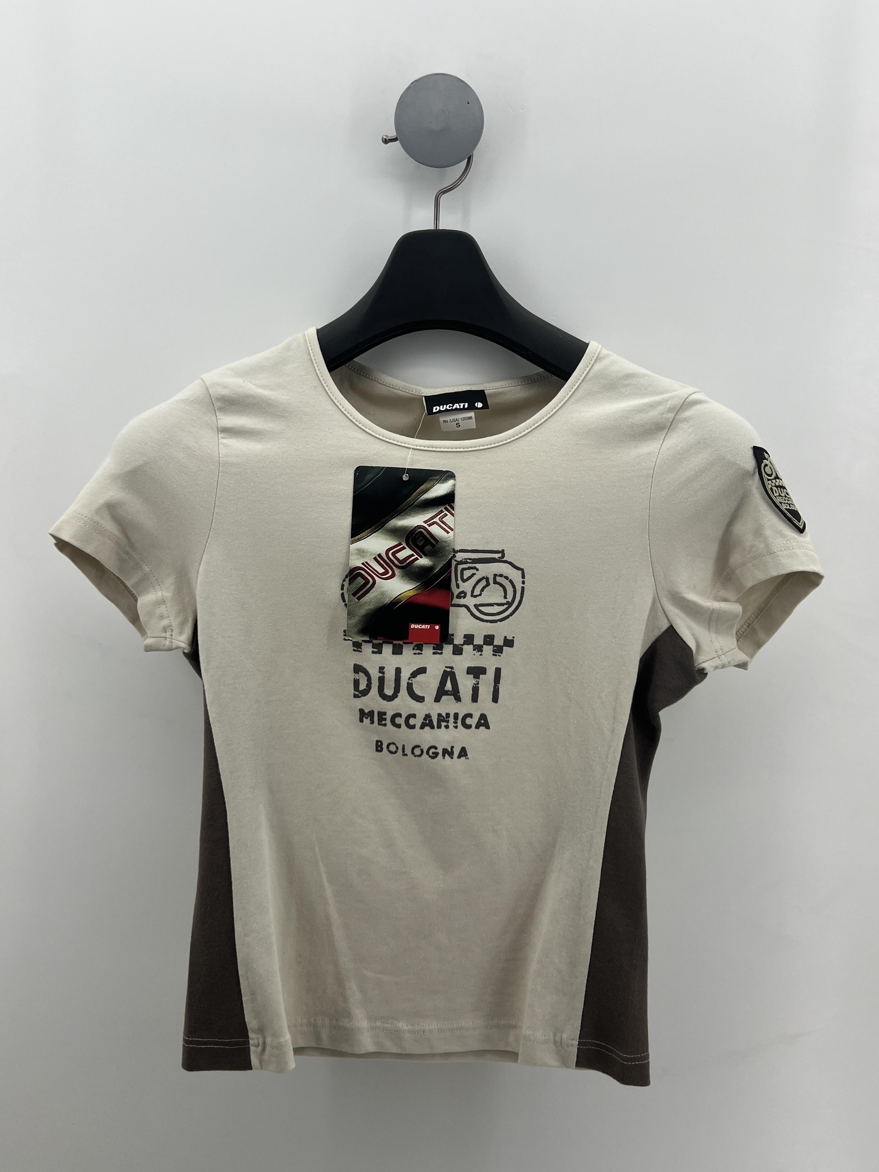 ducati t-shirt donna ducati meccanica bologna origiale - foto 1