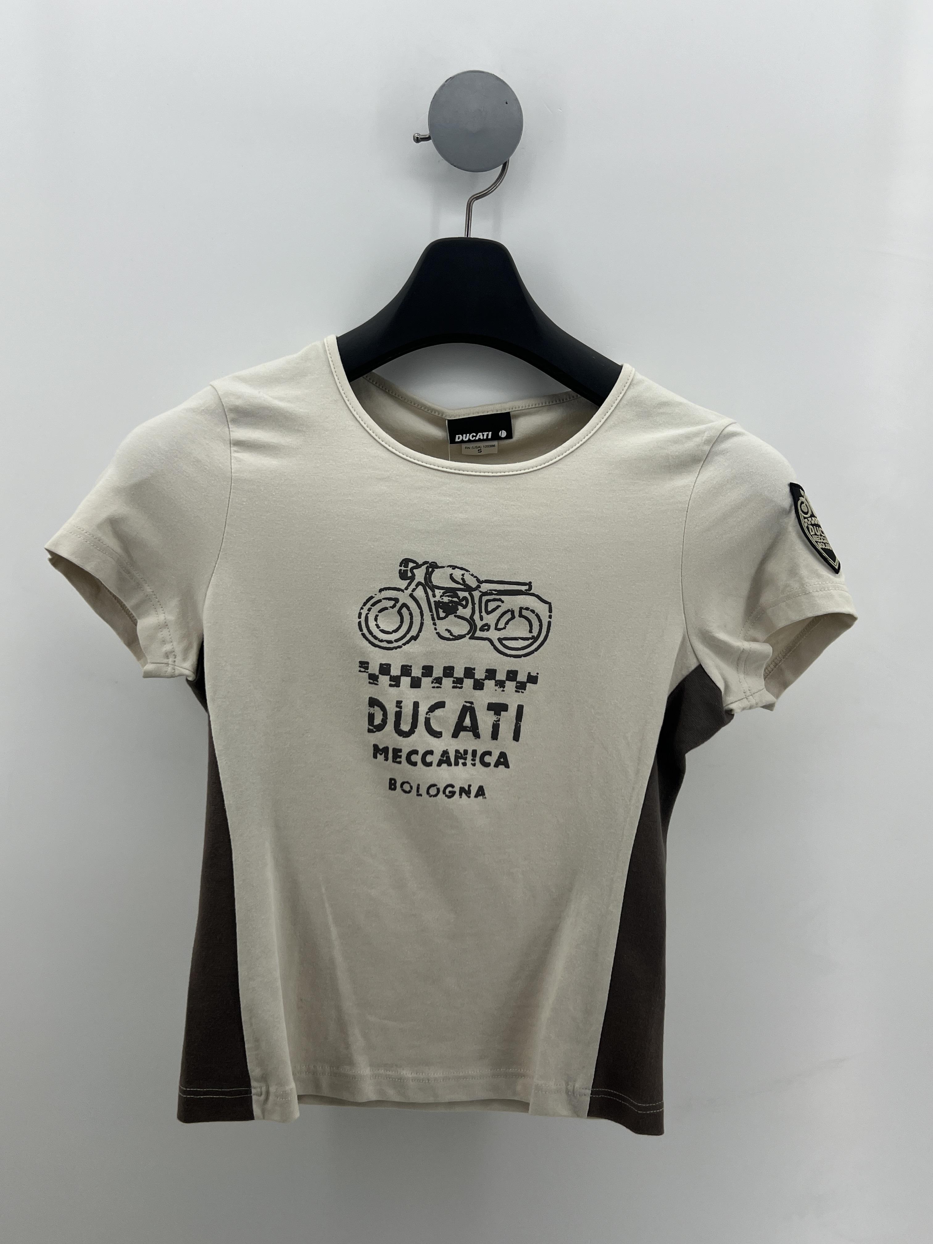 ducati t-shirt donna ducati meccanica bologna origiale - foto 2