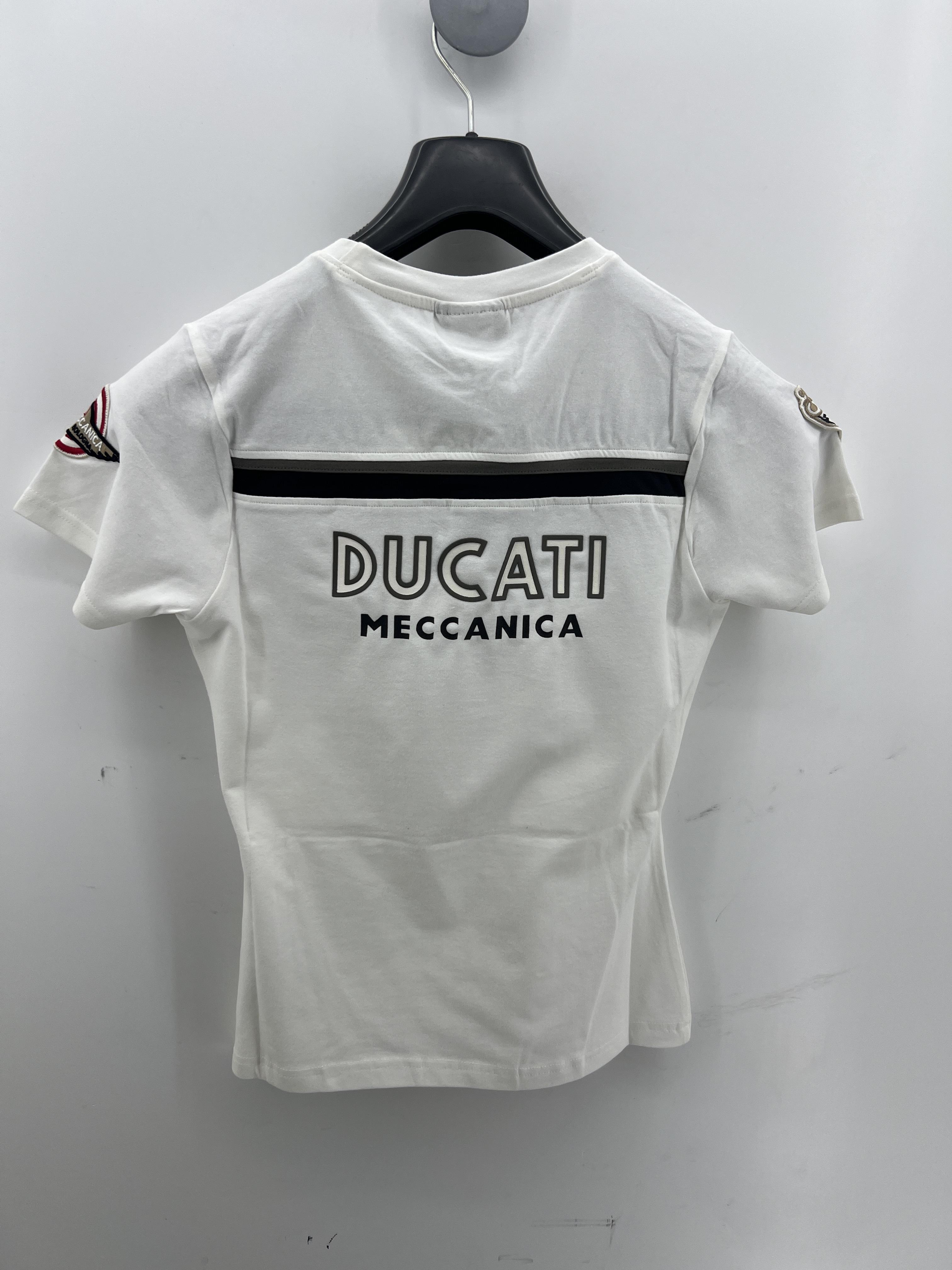 ducati t-shirt donna ducati meccanic panna - foto 4