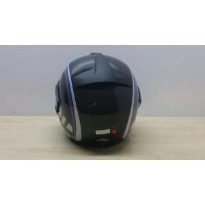 Casco integrale da moto modulare bmw cosmic grigio blu lucido tg. s *50