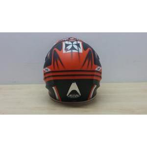 Casco da moto fuoristrada enduro stelt junior war arancio opaco tg. xxs *54