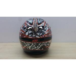 Casco da moto cross enduro hjc  racing pro helmet nero arancio tg. xs 140