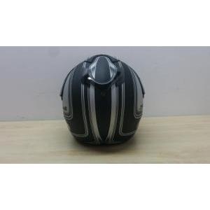 Casco moto enduro motard  s4 round helmet nero opaco tg. xl *152