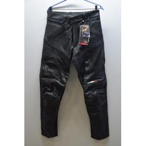 Pantaloni in pelle da moto dainese flag  nero tg. 52 9