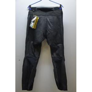 Pantaloni in pelle da moto  unit black nero tg. 50 19