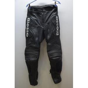 Pantaloni in pelle da moto biesse racing nero tg. 52 21