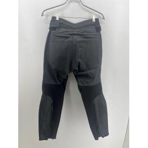 Pantalone in pelle da moto vintage speed  06 nero