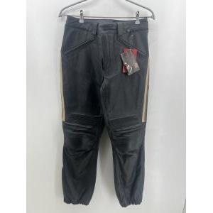 Pantaloni in pelle da moto  performance old times nero crema oro