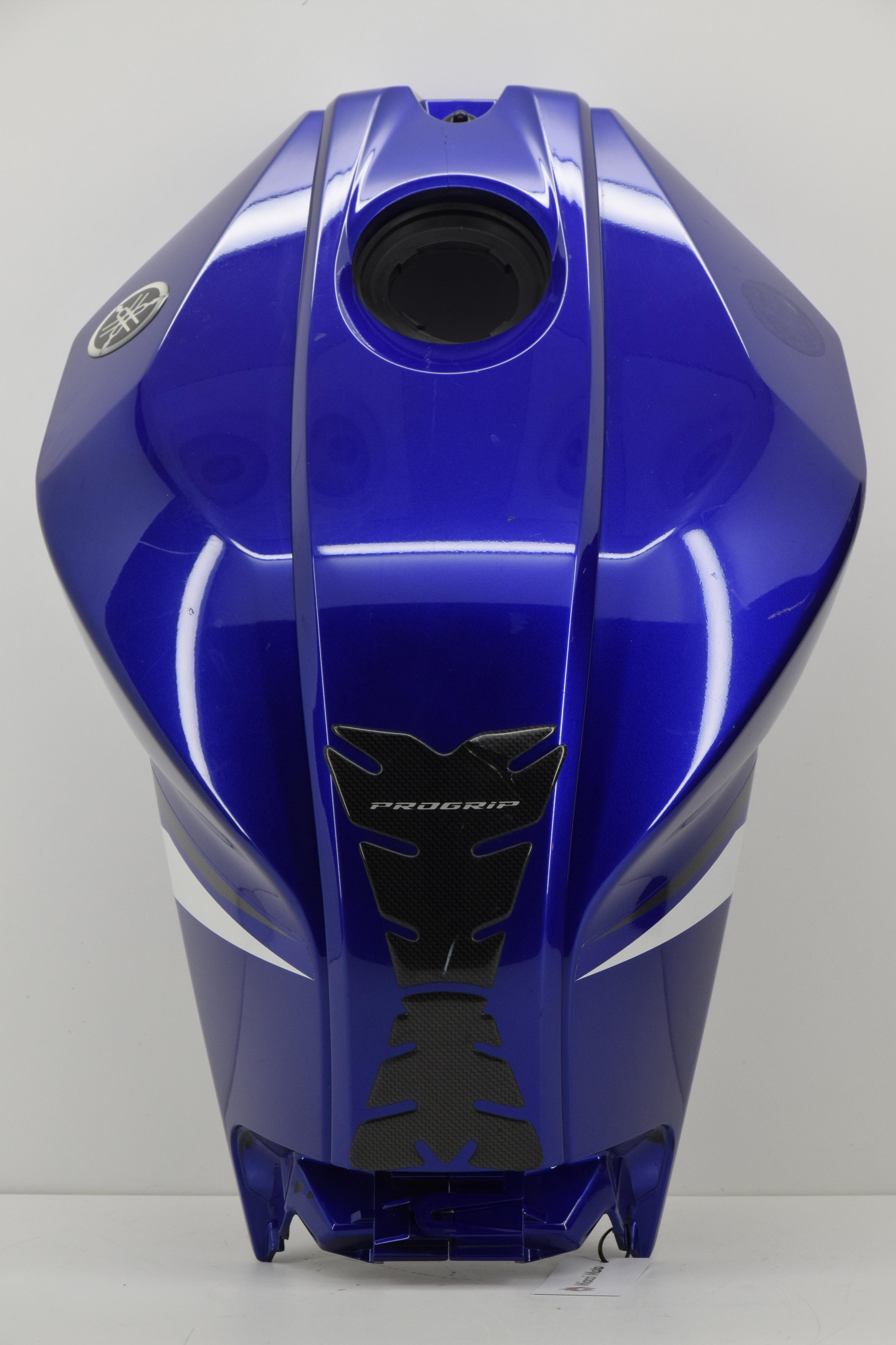 yamaha cover serbatoio blu originale yamaha yzf-r 125 2008-2013 - foto 3